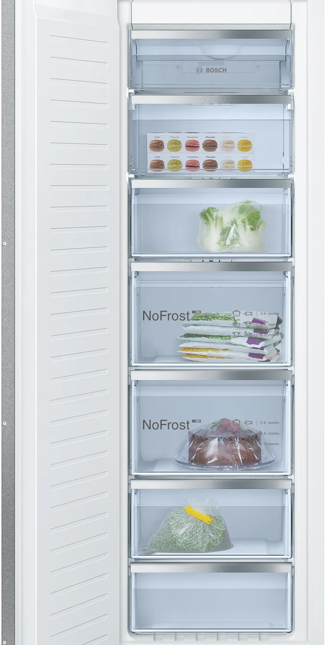 Series 6 built-in freezer 177.2 x 55.8 cm flat hinge
