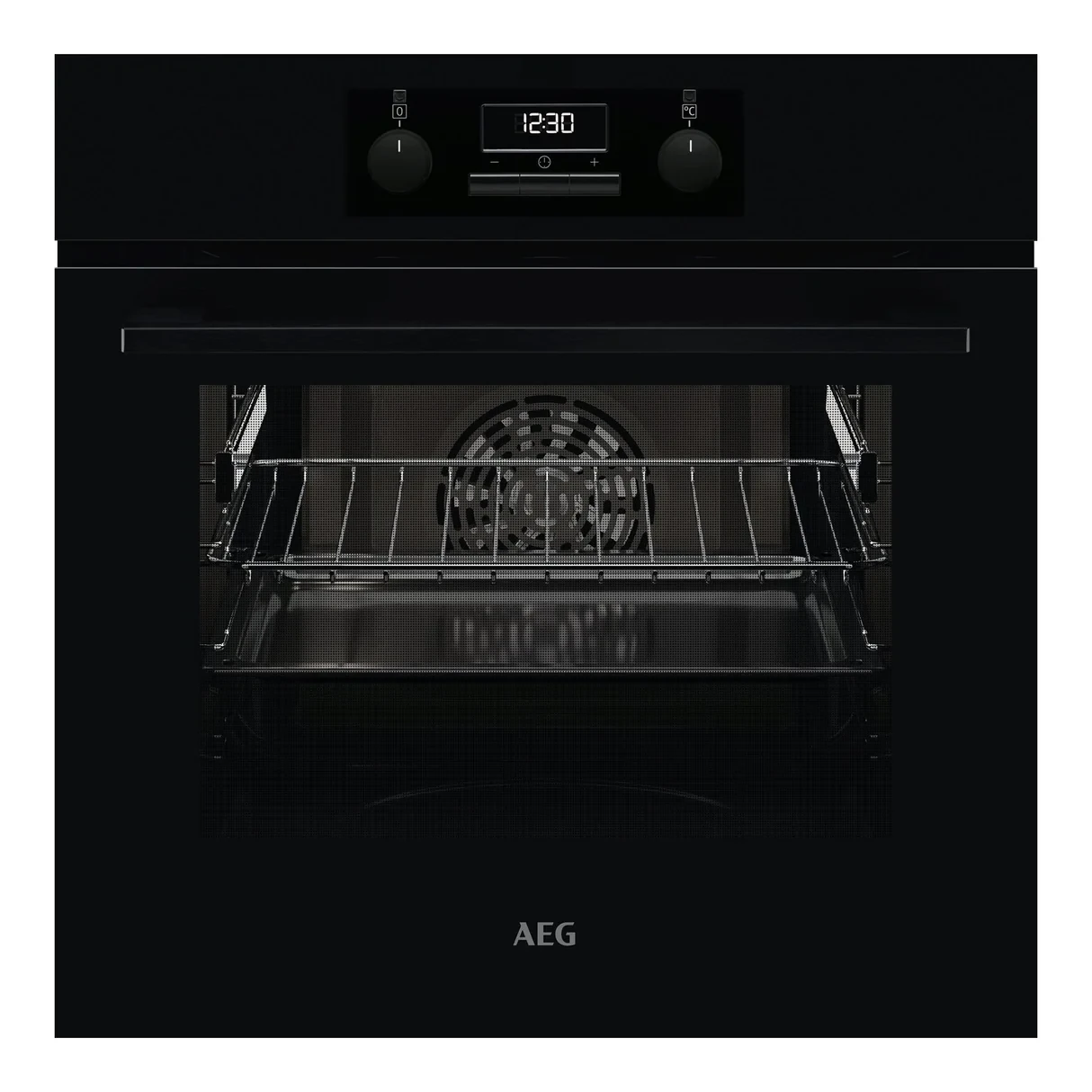 AEG Built-in Electric oven, 60 cm, Black - BCK431111B