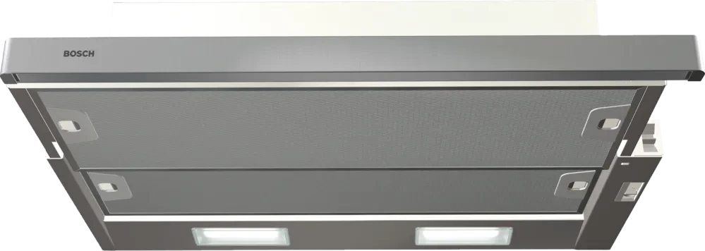 Series 2 telescopic cooker hood 90 cm Silver metallic