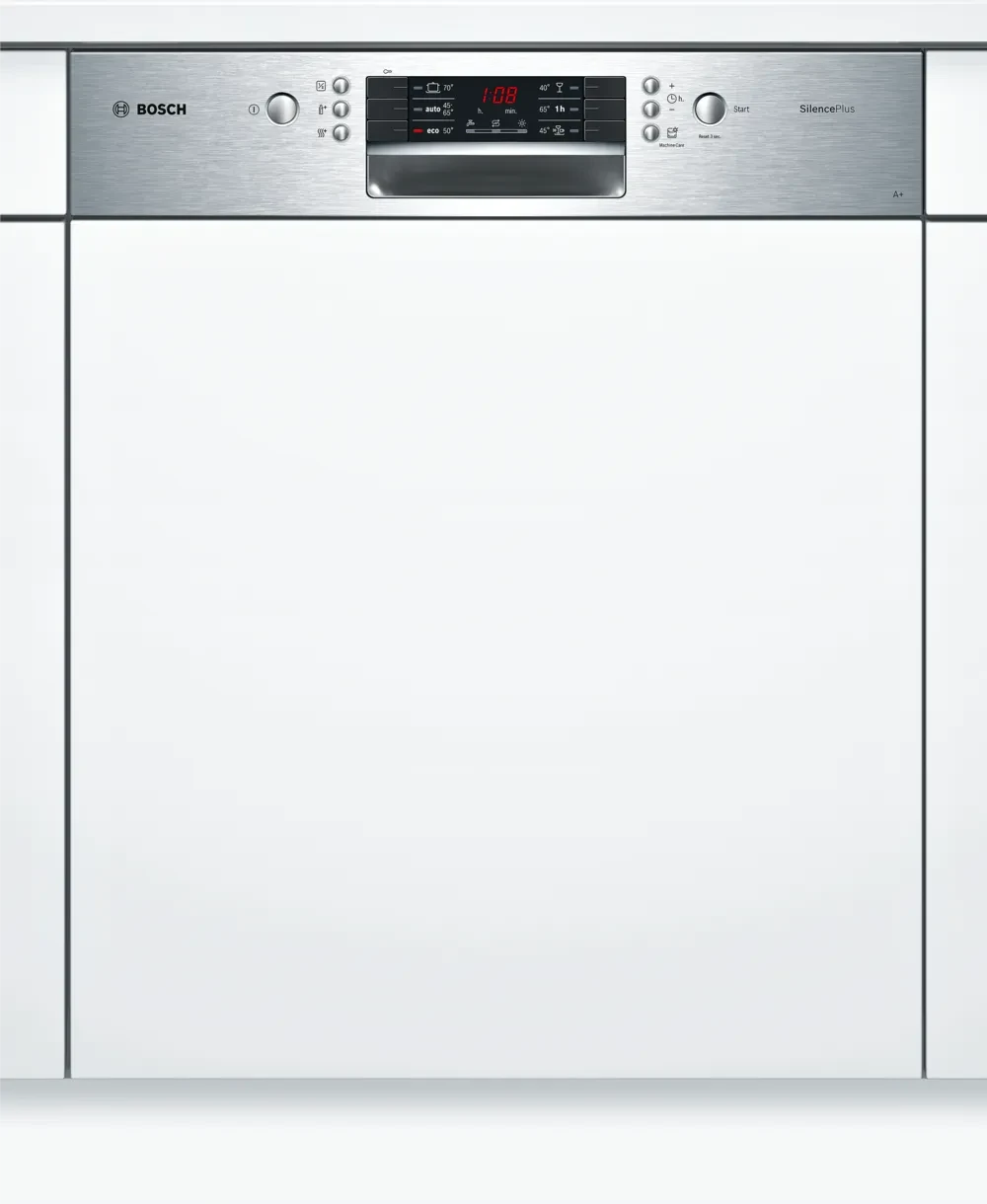 Series 4, semi-integrated dishwasher, 60 cm, Stainless steel SMI46KS00T