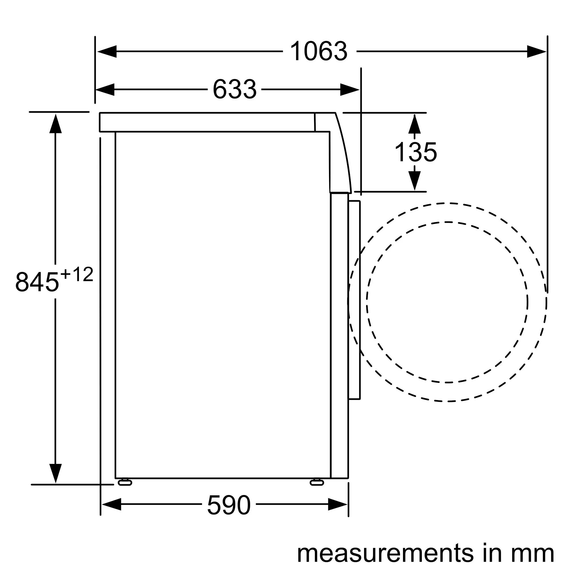 Series 4 washing machine, front loader 8 kg , Silver inox