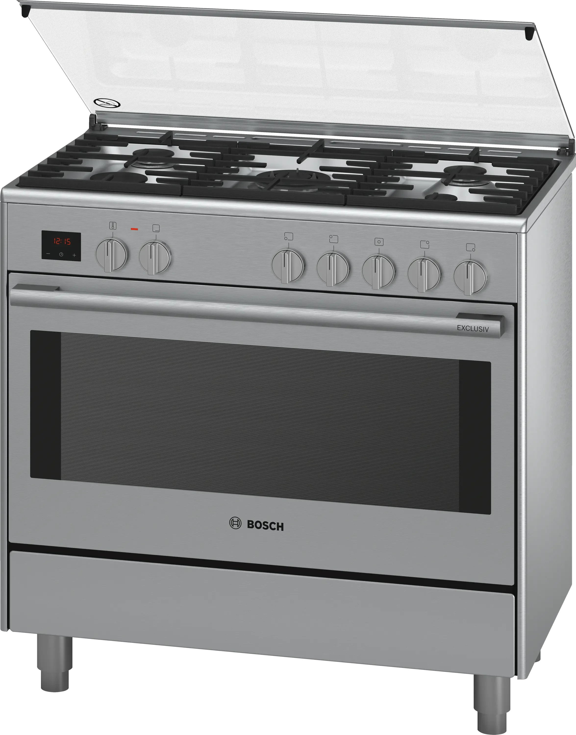 Series 8 Dual fuel range cooker Stainless steel