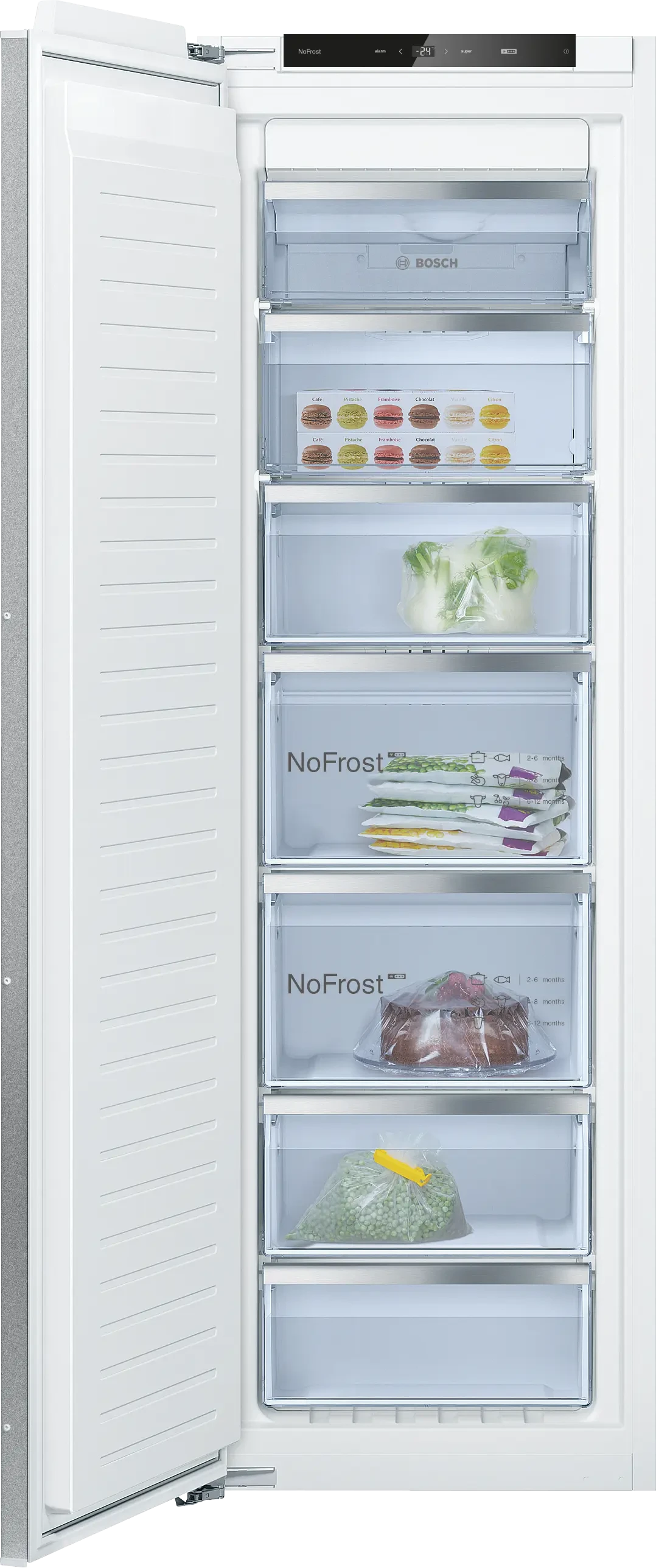 Series 6 built-in freezer 177.2 x 55.8 cm flat hinge