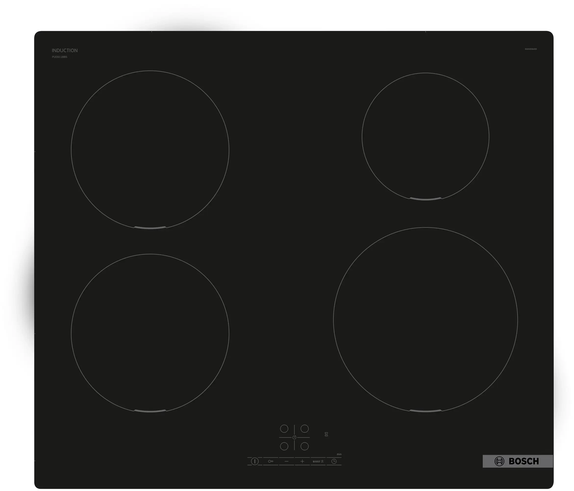 Series 4 induction hob surface mount without frame